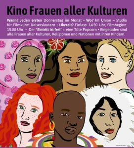 Read more about the article Kino Frauen aller Kulturen – Kaiserslautern # 12 – 06.07.2023