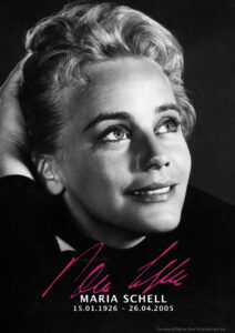 Mehr über den Artikel erfahren Maria Schell 15.01.1926 – 26.04.2005