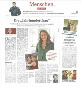 Mehr über den Artikel erfahren KURIER – Marie Theres Relin enthüllt das wahre Erbe ihrer Mutter Maria Schell
