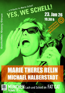 Mehr über den Artikel erfahren Yes, we schell! – MÜNCHNER LACH & SCHIESS IM FAT CAT – 23.01.2026