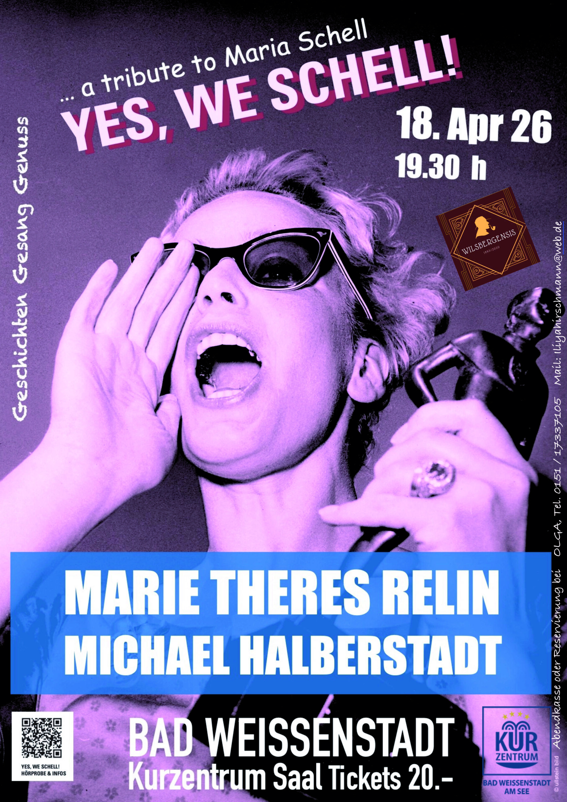 Du betrachtest gerade 18.04.2026 „Yes, we schell!“ um 19.30 Uhr (Duo) BAD WEISSENSTADT