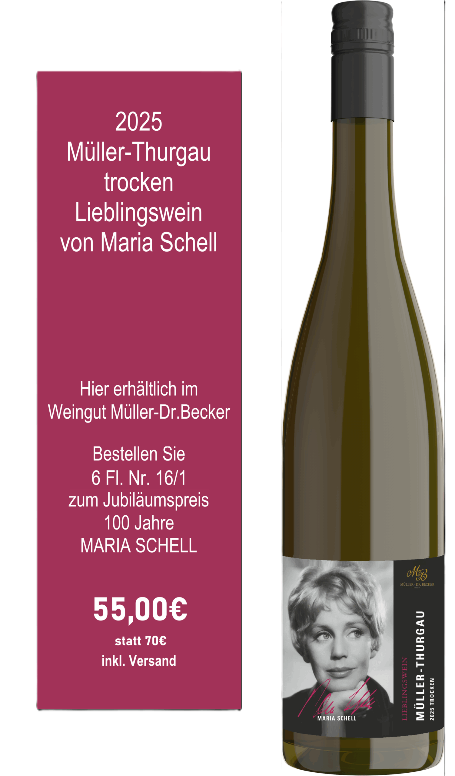 Du betrachtest gerade Release zum Muttertag: Maria Schell Lieblingswein